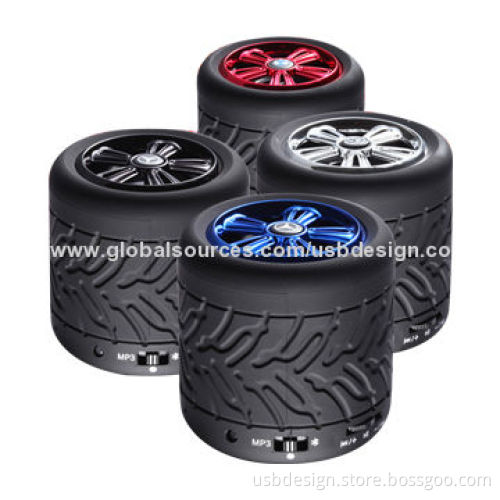 Bluetooth Tire Speakers for Smartphones, Made in China, 61 * 61mm Size